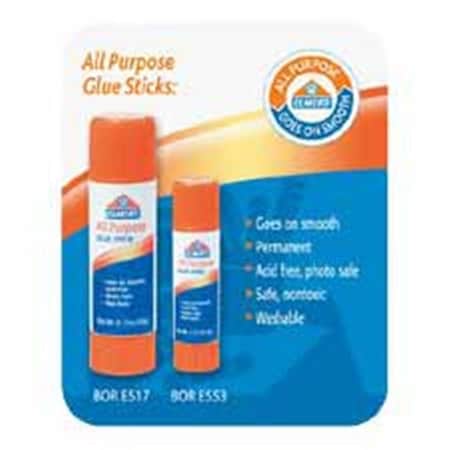 Elmers Elmerft.s Products Inc EPIE517 Glue Stick- All-Purpose- Permanent- Washable- .77- 12-PK E517